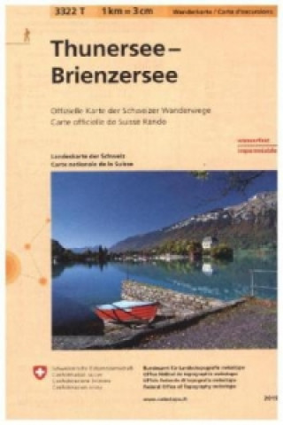 Materiale tipărite 3322T Thunersee - Brienzersee Wanderkarte 