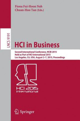 Книга HCI in Business Fiona Fui-Hoon Nah