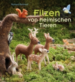 Carte Filzen von heimischen Tieren Rotraud Reinhard