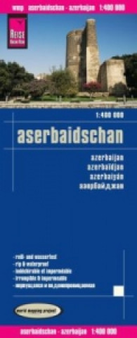 Tiskovina Reise Know-How Landkarte Aserbaidschan (1:400.000). Azerbaijan / Azerbaidjan / Azerbaiyán 