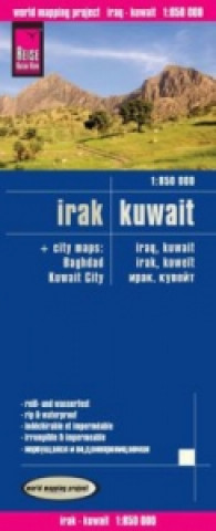Tiskovina Reise Know-How Landkarte Irak, Kuwait (1:850.000). Iraq, Kuwait / Irak, Koweit 