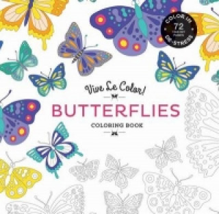 Carte Vive Le Color! Butterflies (Coloring Book) Abrams Noterie