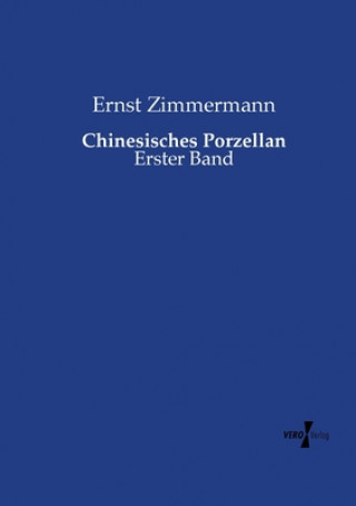 Książka Chinesisches Porzellan Ernst Zimmermann