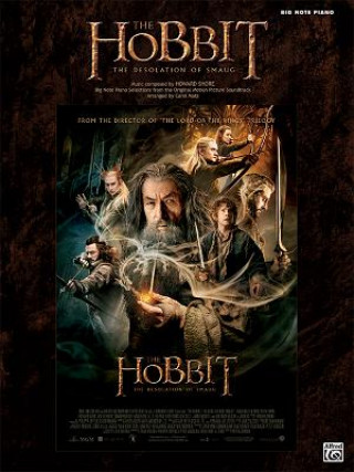 Articles imprimés The Hobbit: The Desolation of Smaug, big note piano Howard Shore