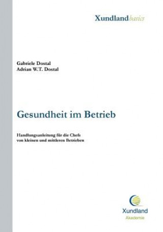 Kniha Gesundheit im Betrieb Adrian W. T. Dostal