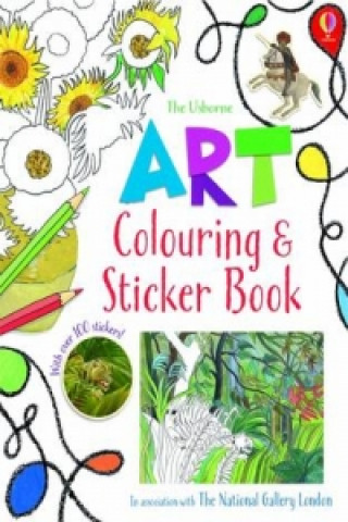 Kniha Art Colouring and Sticker Book Rosie Dickins