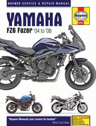 Książka Yamaha FZ6 Fazer(04-08) Haynes Publishing
