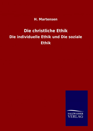 Książka Die christliche Ethik H. Martensen