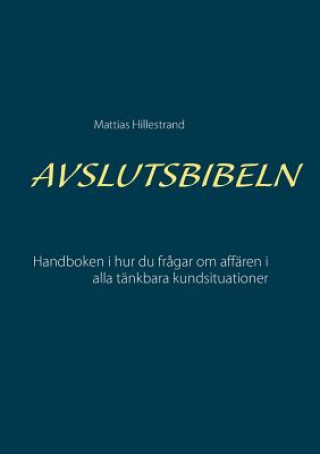 Kniha Avslutsbibeln Mattias Hillestrand