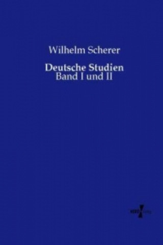 Libro Deutsche Studien Wilhelm Scherer