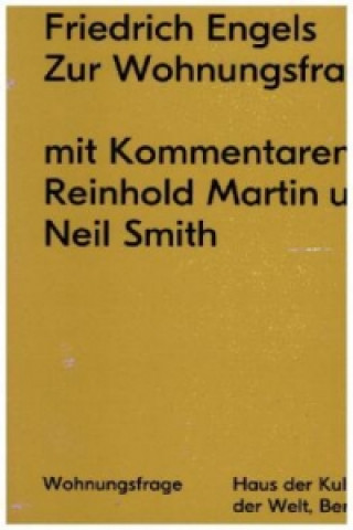 Kniha Zur Wohnungsfrage Friedrich Engels