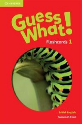 Nyomtatványok Guess What! Level 1 Flashcards (pack of 95) British English Susannah Reed