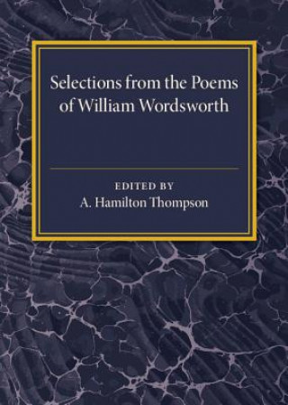 Kniha Selections from the Poems of William Wordsworth William Wordsworth