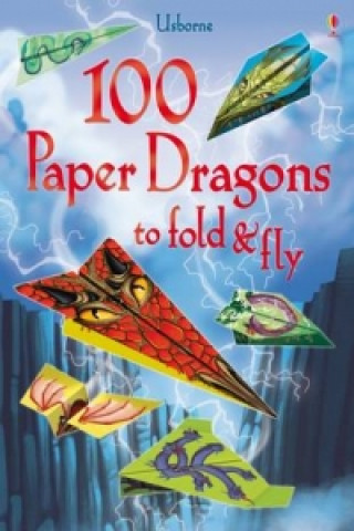 Книга 100 Paper Dragons to fold and fly Sam Baer