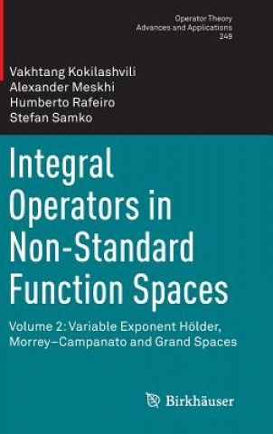Kniha Integral Operators in Non-Standard Function Spaces Vakhtang Kokilashvili