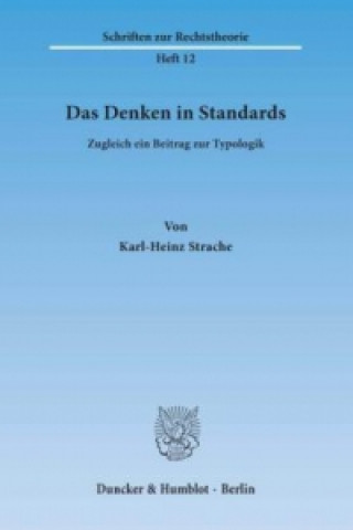 Book Das Denken in Standards. Karl-Heinz Strache