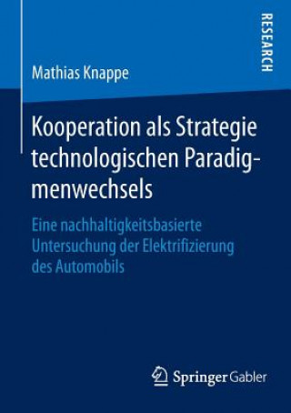 Buch Kooperation ALS Strategie Technologischen Paradigmenwechsels Mathias Knappe