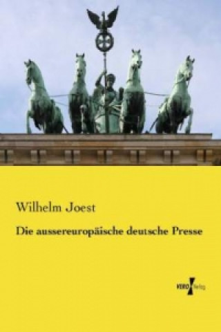 Książka aussereuropaische deutsche Presse Wilhelm Joest