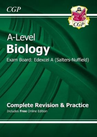 Kniha A-Level Biology: Edexcel A Year 1 & 2 Complete Revision & Practice with Online Edition CGP Books