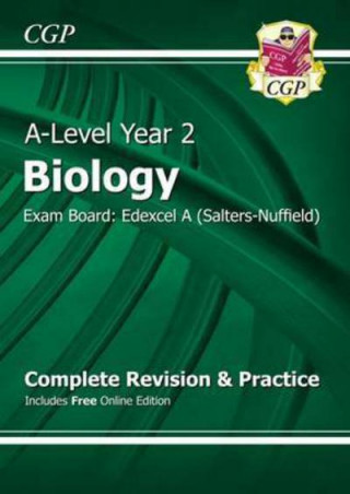 Kniha A-Level Biology: Edexcel A Year 2 Complete Revision & Practice with Online Edition CGP Books