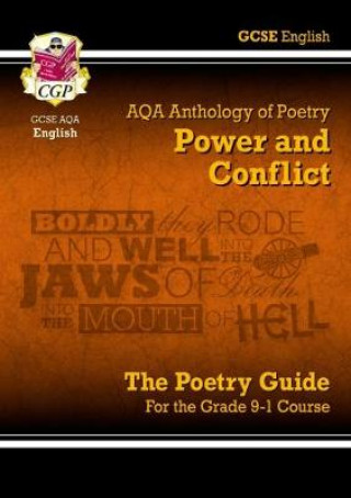 Book New GCSE English AQA Poetry Guide - Power & Conflict Anthology inc. Online Edition, Audio & Quizzes CGP Books