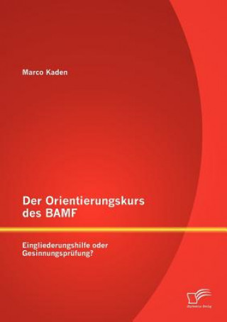 Buch Orientierungskurs des BAMF Marco Kaden