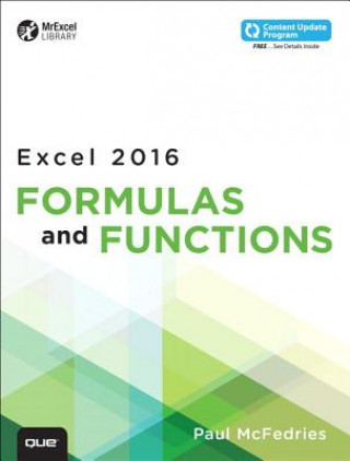 Könyv Excel 2016 Formulas and Functions (includes Content Update Program) Paul McFedries