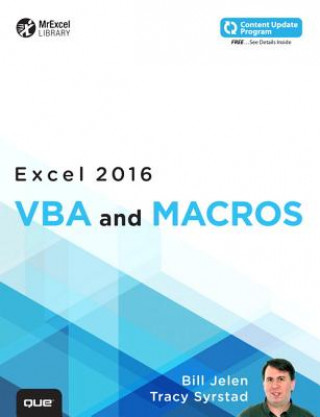 Könyv Excel 2016 VBA and Macros Bill Jelen