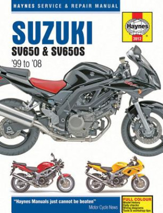 Kniha Suzuki Sv650 & Sv650S Haynes Publishing