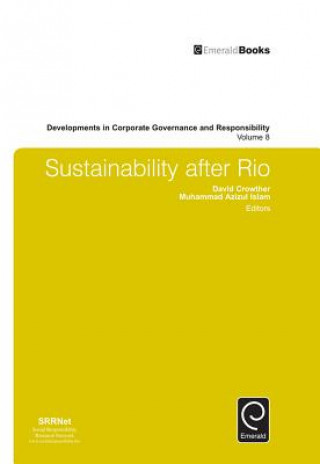 Kniha Sustainability after Rio David Crowther