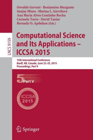 Carte Computational Science and Its Applications -- ICCSA 2015 Bernady O. Apduhan