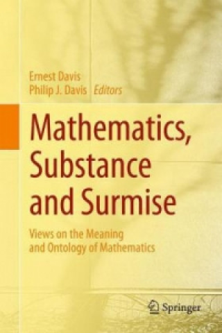 Könyv Mathematics, Substance and Surmise Ernest Davis
