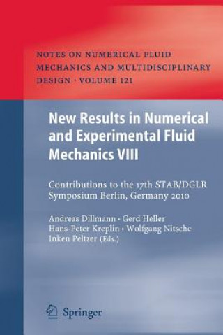 Könyv New Results in Numerical and Experimental Fluid Mechanics VIII Andreas Dillmann