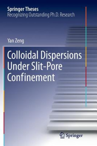 Könyv Colloidal Dispersions Under Slit-Pore Confinement Yan Zeng