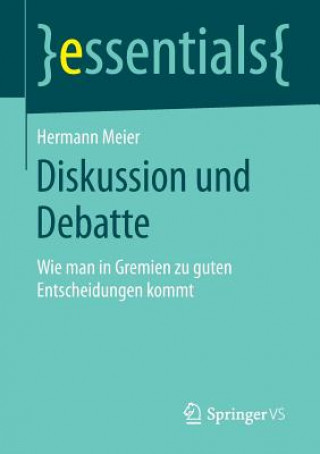 Kniha Diskussion Und Debatte Hermann Meier