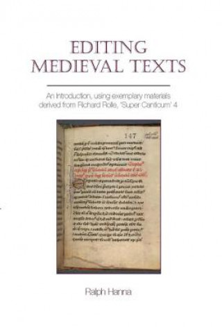 Book Editing Medieval Texts Ralph Hanna