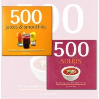 Könyv 500 Juice Smoothies and Soups Delicious and Healthy Recipes 2 Books Collection Susannah Blake