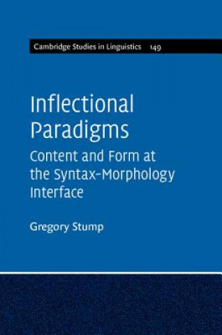 Carte Inflectional Paradigms Gregory Stump