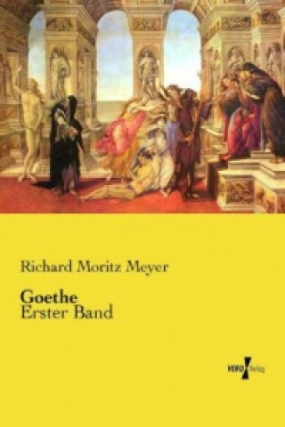 Kniha Goethe Richard Moritz Meyer