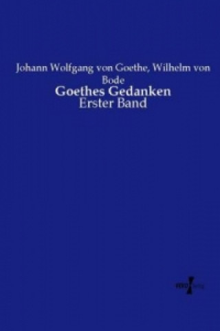 Carte Goethes Gedanken Johann Wolfgang von Goethe