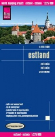 Printed items Reise Know-How Landkarte Estland (1:275.000). Estonia / Estonie Reise Know-How Verlag Peter Rump