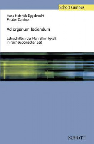 Kniha Ad organum faciendum Frieder Zaminer