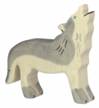 Game/Toy Wolf groß Holztiger