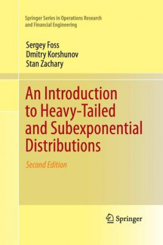 Kniha An Introduction to Heavy-Tailed and Subexponential Distributions Foss