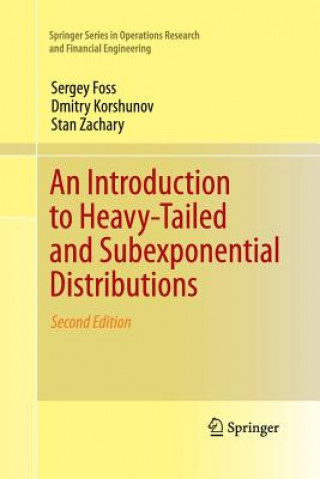 Knjiga An Introduction to Heavy-Tailed and Subexponential Distributions Foss