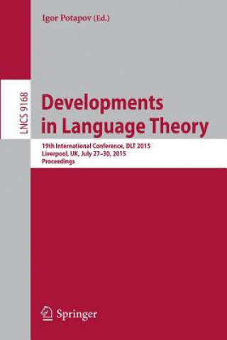 Libro Developments in Language Theory Igor Potapov