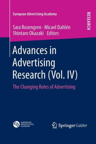 Könyv Advances in Advertising Research (Vol. IV) Micael Dahlén