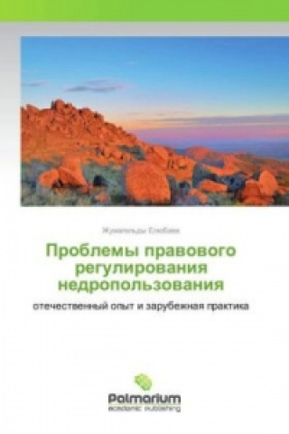 Книга Problemy pravovogo regulirovaniya nedropol'zovaniya Zhumagel'dy Eljubaev