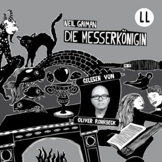 Hanganyagok Die Messerkönigin, 3 Audio-CDs Neil Gaiman