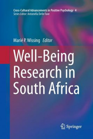 Libro Well-Being Research in South Africa Marié P. Wissing